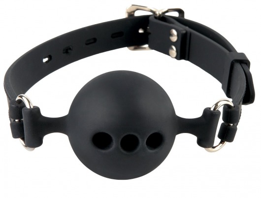 Силиконовый кляп-шар с отверстиями для дыхания Silicone Breathable Ball Gag Small - Pipedream - купить с доставкой в Ногинске