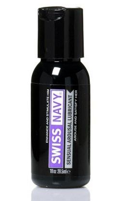 Возбуждающий гель-лубрикант на водной основе Sensual Arousal Lubricant  - 29,5 мл. - Swiss navy - купить с доставкой в Ногинске