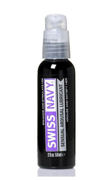 Возбуждающий гель-лубрикант на водной основе Sensual Arousal Lubricant - 59 мл. - Swiss navy - купить с доставкой в Ногинске
