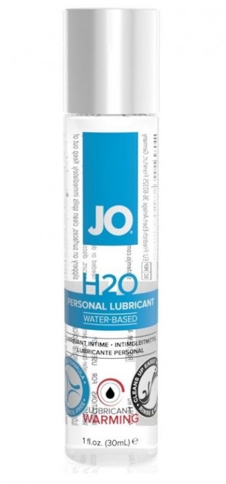Возбуждающий лубрикант на водной основе JO Personal Lubricant H2O Warming - 30 мл. - System JO - купить с доставкой в Ногинске
