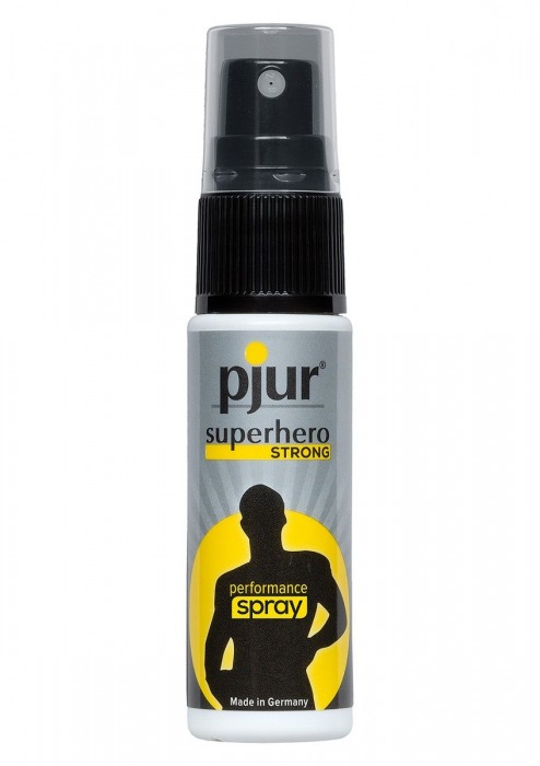 Спрей-пролонгатор длительного действия pjur SUPERHERO Strong Spray - 20 мл. - Pjur - купить с доставкой в Ногинске