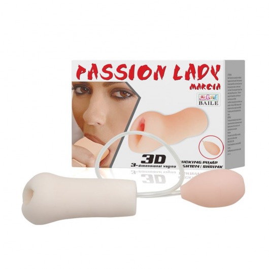 Мастурбатор Passion Lady Marcia с грушей для имитации посасывания - Baile - в Ногинске купить с доставкой