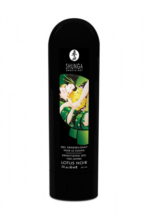 Интимный гель для пар, усиливающий наслаждение, Lotus Noir - 60 мл. - Shunga - купить с доставкой в Ногинске