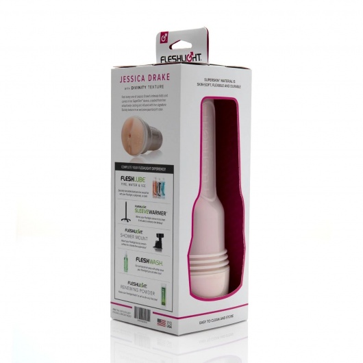 Мастурбатор-вагина Fleshlight Girls - Jessica Drake Heavenly - Fleshlight - в Ногинске купить с доставкой