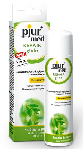 Регенирирующий лубрикант с гиалуроновой кислотой pjur MED Repair glide - 100 мл. - Pjur - купить с доставкой в Ногинске