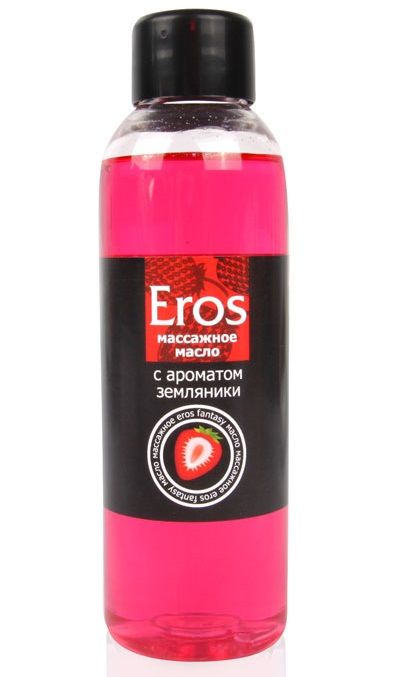 Массажное масло Eros fantasy с ароматом земляники - 75 мл. - Биоритм - купить с доставкой в Ногинске