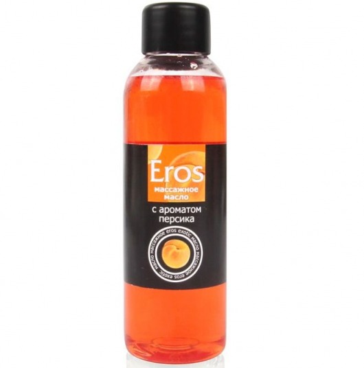 Массажное масло Eros exotic с ароматом персика - 75 мл. - Биоритм - купить с доставкой в Ногинске