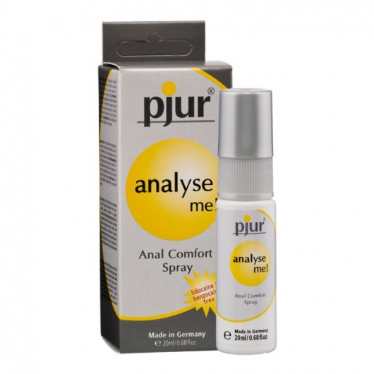 Обезболивающий анальный спрей pjur ANALYSE ME - 20 мл. - Pjur - купить с доставкой в Ногинске