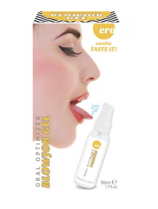 Увлажняющий гель для орального секса с ароматом ванили - 50 мл. - Ero - купить с доставкой в Ногинске