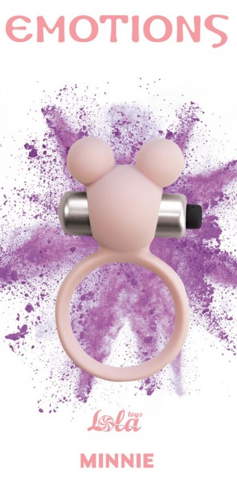 Розовое эрекционное виброколечко Emotions Minnie Light pink - Lola Games - в Ногинске купить с доставкой