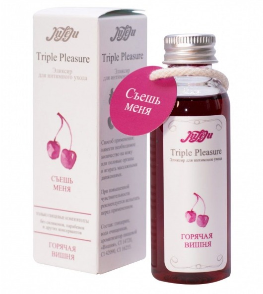 Эликсир Triple Pleasure  Горячая вишня  - 65 гр. - JULEJU - купить с доставкой в Ногинске
