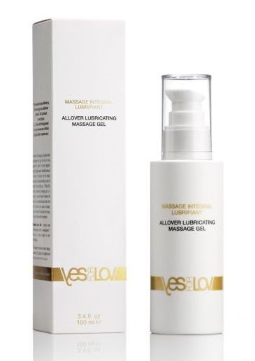 Массажный гель-смазка на силиконовой основе Allover Massage Gel - 100 мл. - YESforLOV - купить с доставкой в Ногинске