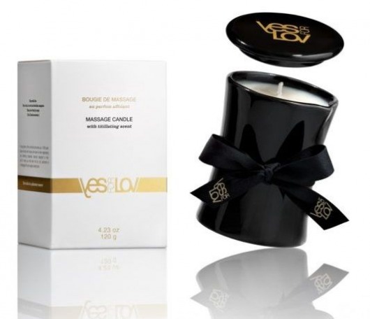 Массажная свеча Titillating Massage Candle - 120 мл. - YESforLOV - купить с доставкой в Ногинске