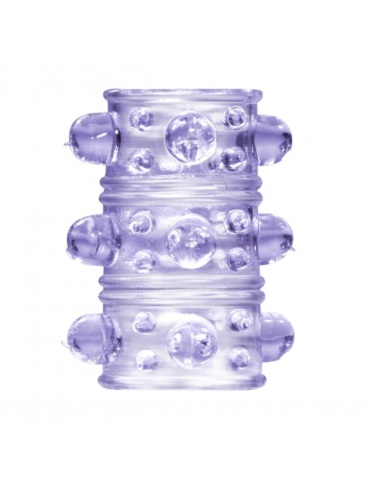 Фиолетовая насадка на пенис Rings Armour - Lola Games - в Ногинске купить с доставкой