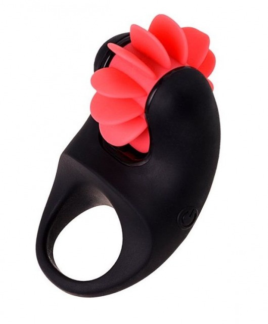 Чёрно-красное эрекционное виброкольцо Erotist - Erotist Adult Toys - в Ногинске купить с доставкой