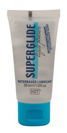 Гель-смазка на водной основе для чувствительной кожи Superglide - 30 мл. - HOT - купить с доставкой в Ногинске