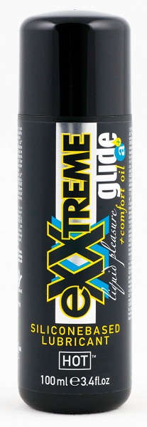 Анальная смазка на силиконовой основе Exxtreme Glide - 100 мл. - HOT - купить с доставкой в Ногинске