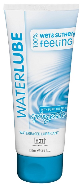 Лубрикант на основе чистой родниковой воды WaterLube - 100 мл. - HOT - купить с доставкой в Ногинске