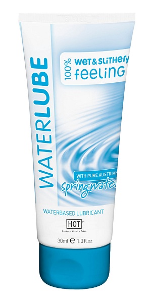 Гель-смазка на основе чистой родниковой воды WaterLube - 30 мл. - HOT - купить с доставкой в Ногинске