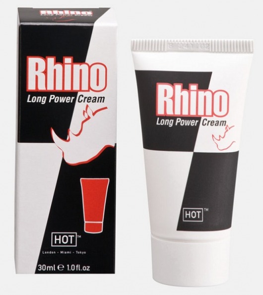 Крем-пролонгатор для мужчин Rhino - 30 мл. - HOT - купить с доставкой в Ногинске