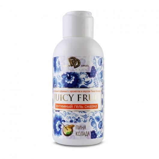 Интимный гель на водной основе JUICY FRUIT с ароматом пина колада - 100 мл. - БиоМед - купить с доставкой в Ногинске