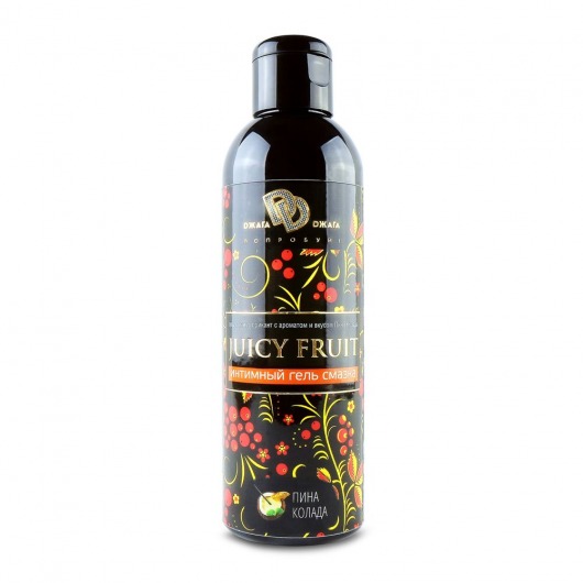 Интимный гель на водной основе JUICY FRUIT с ароматом пина колада - 200 мл. - БиоМед - купить с доставкой в Ногинске