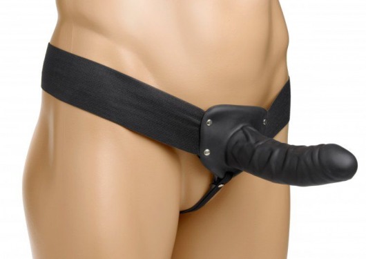 Полый страпон Erection Assist - 15,2 см. - XR Brands - купить с доставкой в Ногинске