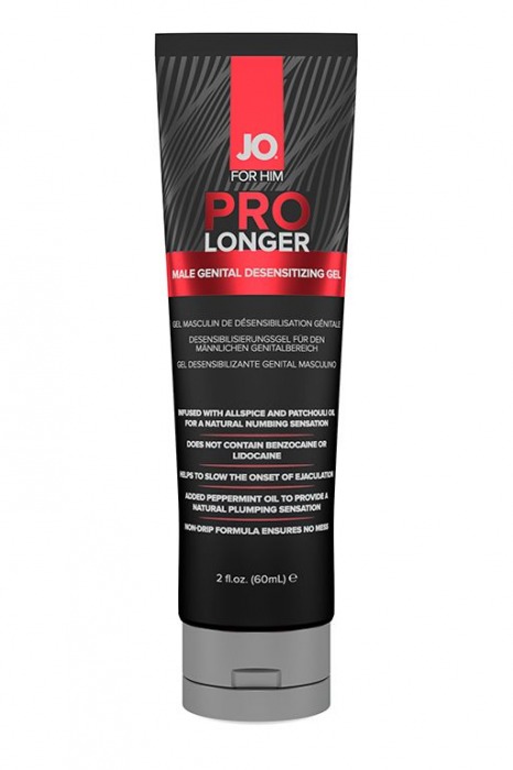 Гель-пролонгатор умеренного действия для мужчин JO Prolonger Gel – 60 мл. - System JO - купить с доставкой в Ногинске
