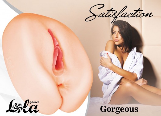 Мастурбатор с 2 тоннелями Satisfaction Gorgeous - Lola Games - в Ногинске купить с доставкой