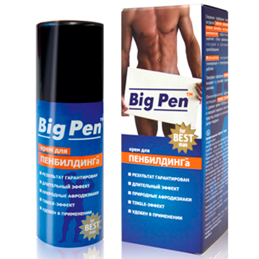Крем Big Pen для увеличения полового члена - 50 гр. - Биоритм - в Ногинске купить с доставкой