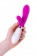 Розовый силиконовый вибратор с клиторальным стимулятором A-Toys Mady - 20,4 см. - A-toys