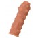 Телесная реалистичная насадка KOKOS Extreme Sleeve 11 с дополнительной стимуляцией - 12,7 см. - KOKOS - в Ногинске купить с доставкой