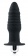 Черная ребристая вибровтулка с ограничителем - 9 см. - Sex Expert в Ногинске Черная ребристая вибровтулка с ограничителем - 9 см. - Sex Expert