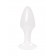 Белая акриловая анальная втулка - 8 см. - Toyfa Basic в Ногинске Белая акриловая анальная втулка - 8 см. - Toyfa Basic