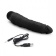 Черный вибратор-реалистик 7  Realistic Vibrator - 20 см. - PowerCocks