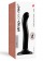 Черный фаллоимитатор-насадка Strap-On-Me P G spot Dildo size S - 16,4 см. - Strap-on-me - купить с доставкой в Ногинске
