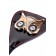 Чёрный стек с совой на кожаном наконечнике - 24 см. - ToyFa - купить с доставкой в Ногинске