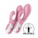 Розовый вибратор-кролик с расширением Air Pump Bunny 2 - 20,4 см. - Satisfyer купить в Ногинске с доставкой в Orgasmix.ru Розовый вибратор-кролик с расширением Air Pump Bunny 2 - 20,4 см. - Satisfyer
