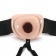 Телесный фаллопротез на черных эластичных ремнях 7 Inch Hollow Strap On - 17 см. - Blush Novelties - купить с доставкой в Ногинске