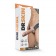 Телесный фаллопротез на черных эластичных ремнях 7 Inch Hollow Strap On - 17 см. - Blush Novelties - купить с доставкой в Ногинске