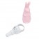 Розовый виброзайчик 4PLAY FINGER RING VIBE RABBIT PINK - NMC купить в Ногинске с доставкой в Orgasmix.ru Розовый виброзайчик 4PLAY FINGER RING VIBE RABBIT PINK - NMC