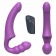 Фиолетовый безремневой страпон Straples Strap-On Dildo - Erokay - купить с доставкой в Ногинске