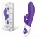 Фиолетовый вибратор The Kissing Rabbit - The Rabbit Company купить в Ногинске с доставкой в Orgasmix.ru Фиолетовый вибратор The Kissing Rabbit - The Rabbit Company