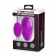 Лиловое виброяйцо с удобным пультом управления вибрацией - Baile в Ногинске Лиловое виброяйцо с удобным пультом управления вибрацией - Baile